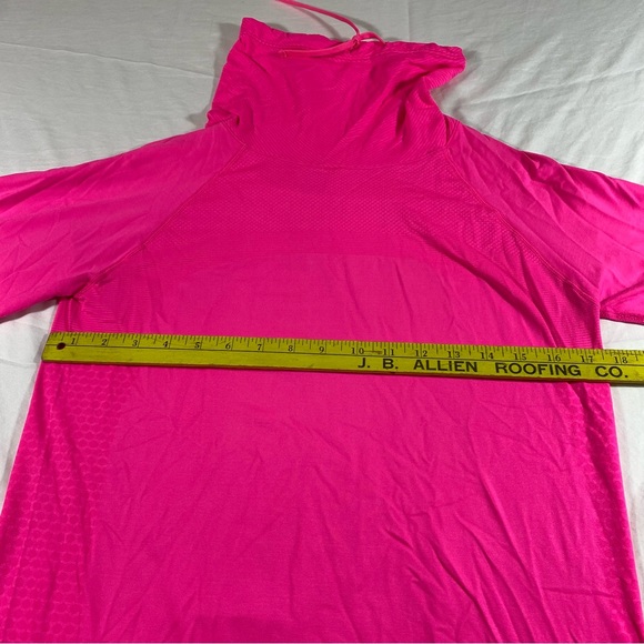 Champion Cowl/Turtleneck Pullover Top Barbiecore Hot Pink Running Sweats… - Picture 8 of 9